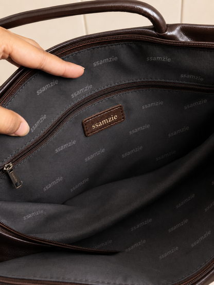 Ssamzie Smooth Finish Tote Bag