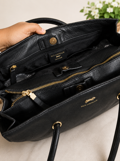 Paul Costelloe Black Shoulder Tote –