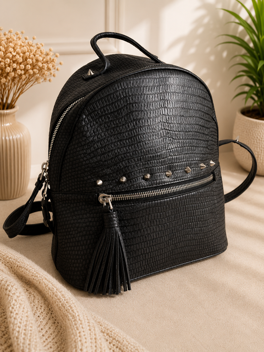 Eudon Choi EC2 Black Textured Backpack – Premium Pre-Loved Collection