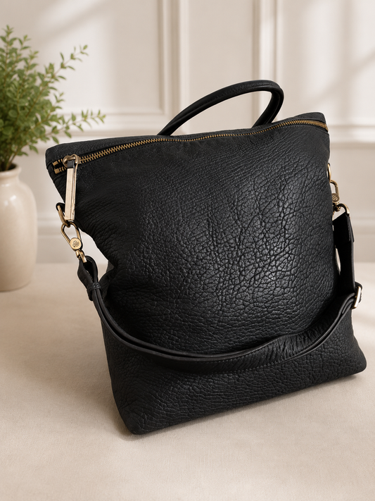 Finn Esker genuine leather shoulder bag