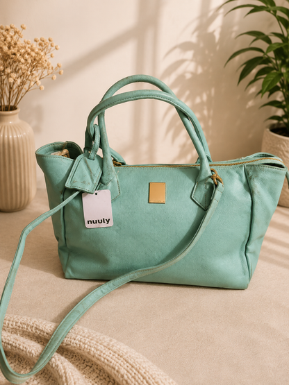 Couronne Mint Green Tote Bag – Premium Pre-Loved Collection