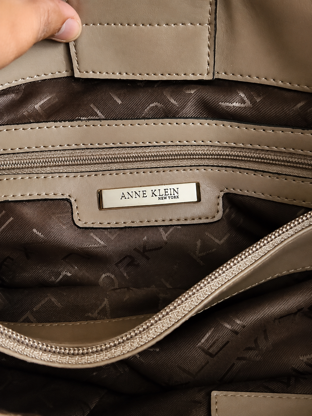Anne Klein Taupe Satchel Bag – Pre-Loved Thrift Collection