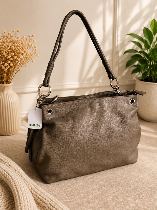 Genuine Leather Shoulder Tote Bag – Thrift Collection