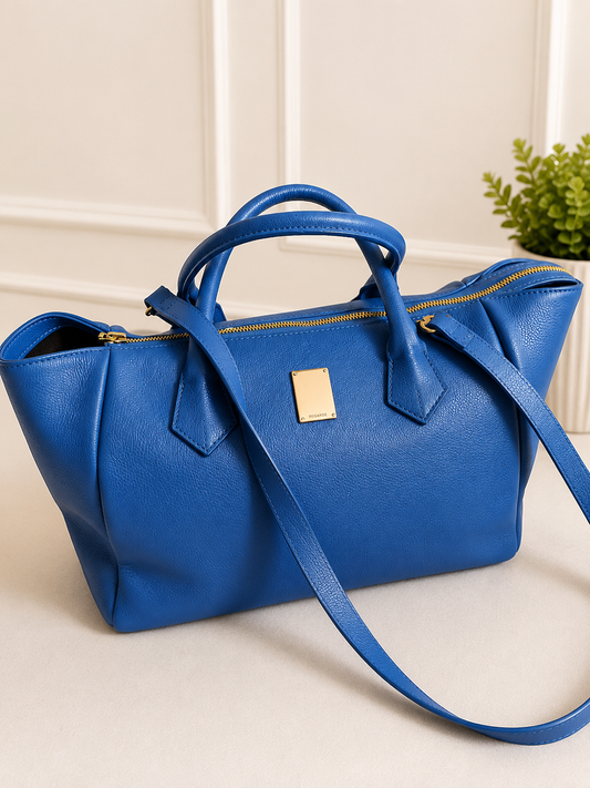 Couronne Leather Tote Bag