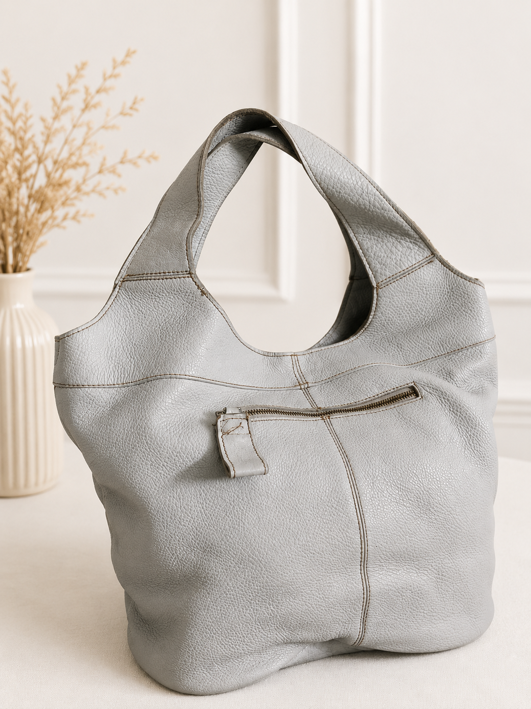 Genuine Leather Hobo Bag – Thrift Collection