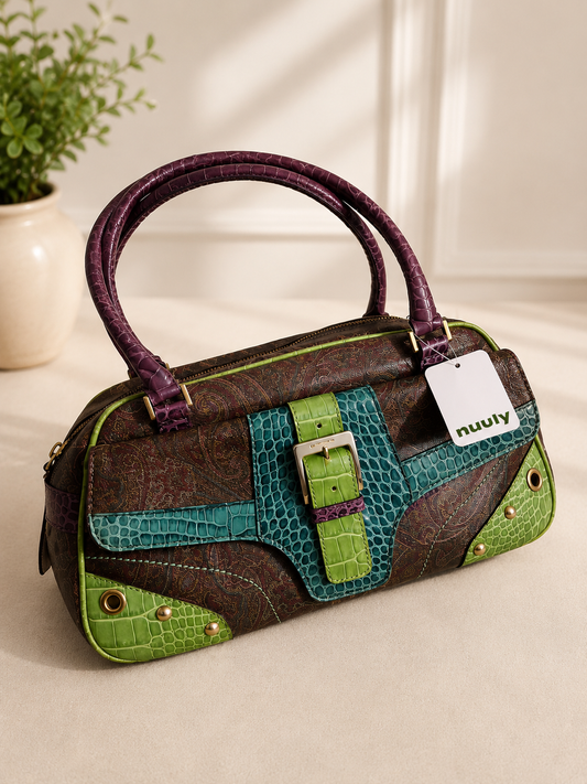 ETRO Milano Paisley Handbag – Multicolor