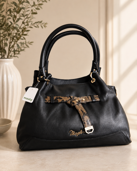 Bruno Magli Black Handbag – Thrift Collection