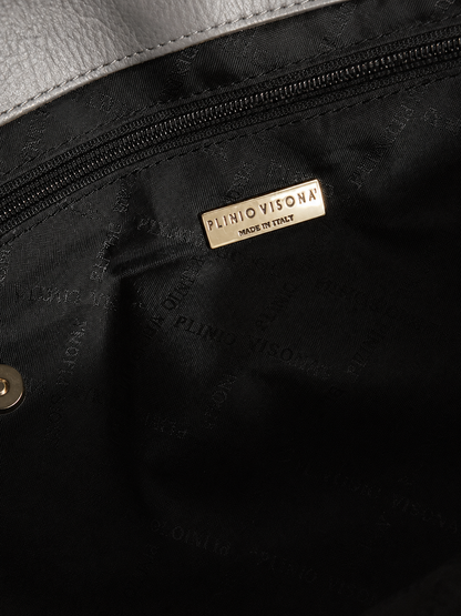Plinio Visona Italy Leather Satchel Bag