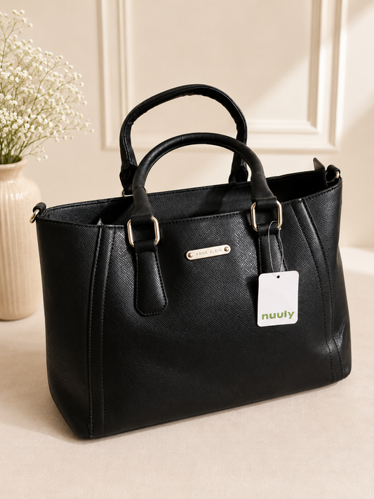 Anne Klein Black Tote Bag