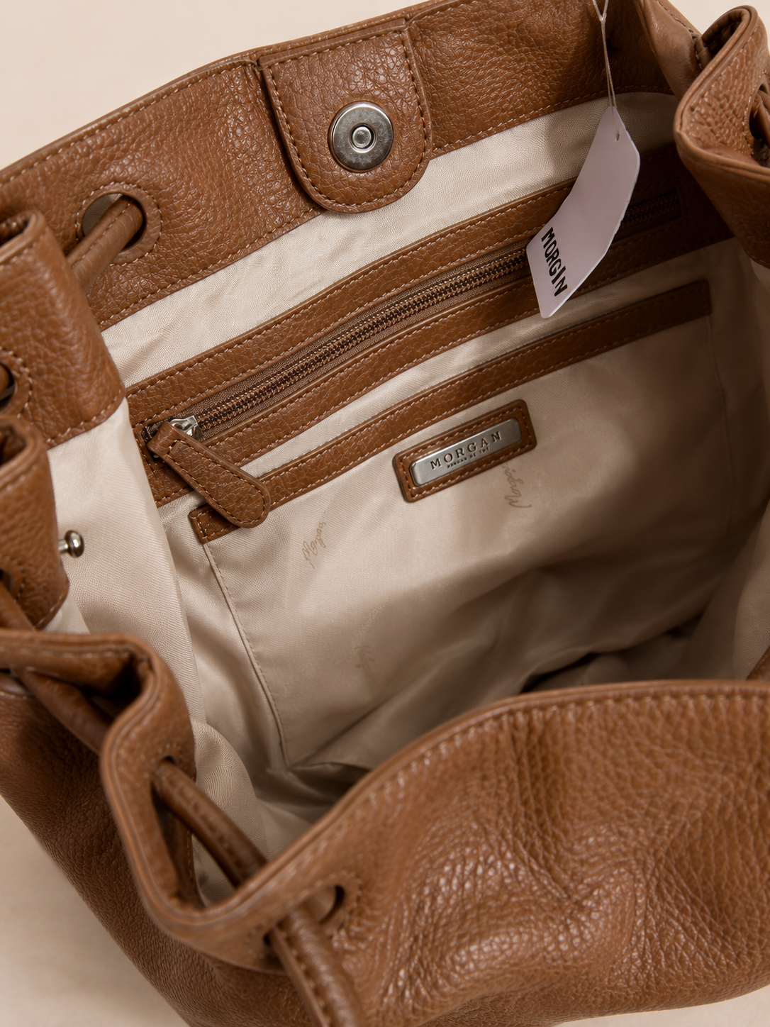 Morgan Paris Leather Drawstring