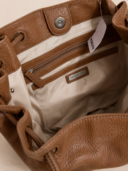 Morgan Paris Leather Drawstring